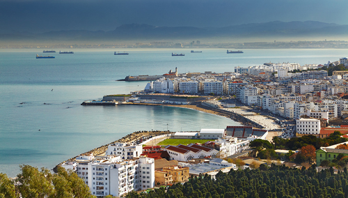 Algiers on the Mediterranean Coast of Algeria